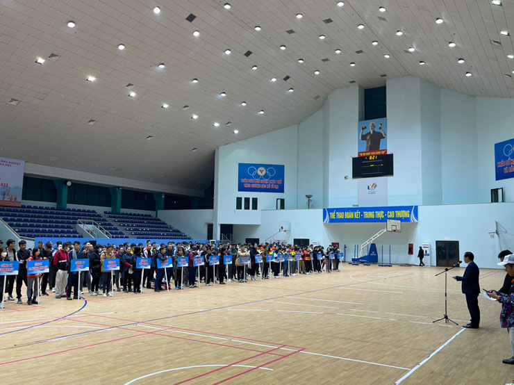 Lưu bản nháp tự động Khai mạc giải thể thao thanh thiếu niên các khu công nghiệp và chế xuất thành phố Hà Nội